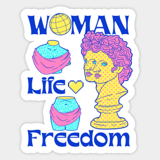 "Just A Girl Who Chooses Happy And Freedom In Life " Sticker